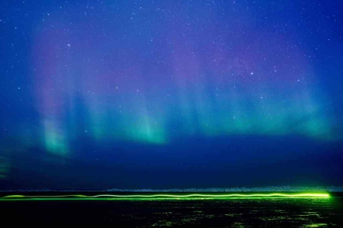 極光于2026年1月20日(周二)出現(xiàn)在格陵蘭努克(Nuuk)上空 極光于2026年1月20日(周二)出現(xiàn)在格陵蘭努克(Nuuk)上空