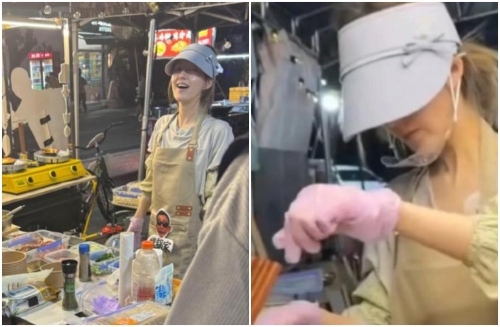 趙露思褪去明星光環(huán)“夜市擺攤被捕獲” 趙露思褪去明星光環(huán)“夜市擺攤被捕獲”